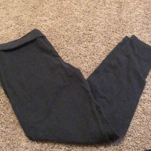 Heather Grey express leggings size large